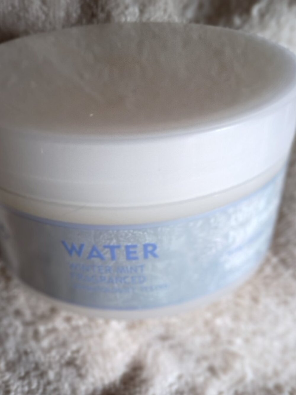 NEW BATH & BODY WORKS Water Winter Mint Body Butter New Sealed FS 6.5 oz Ltd Ed